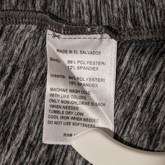 Reebok - grey space-dyed athletic zip up - size S - Picture 2 of 7